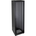 Excel - BAIE 42U 600X600 PORTE AVT VITREE + 4 MONTANTS + ROULETTES - CHARGE 800KG