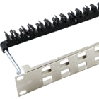 Excel - Panneau Cuivre Vide Excel pour Modules Keystone 24 Ports, Angulaire, 1U Chromé