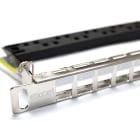 Excel - Panneau Cuivre Vide Excel pour Modules Keystone 24 Ports, 0.5U Chromé