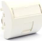 Excel - Plastron Excel Incliné pour Noyau Keystone, 45x45mm 1 Port Antibactérien