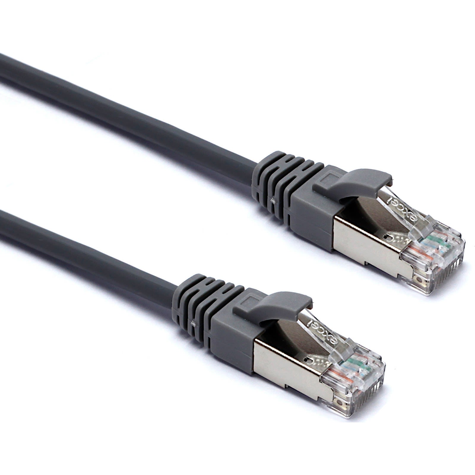 Excel - Cordon de brassage Excel Cat6A 28AWG U/FTP Blindé LSOH 10 m Gris