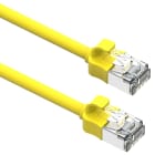 Excel - Cordon de brassage Mini Excel Cat6A 28AWG 1.5 m jaune
