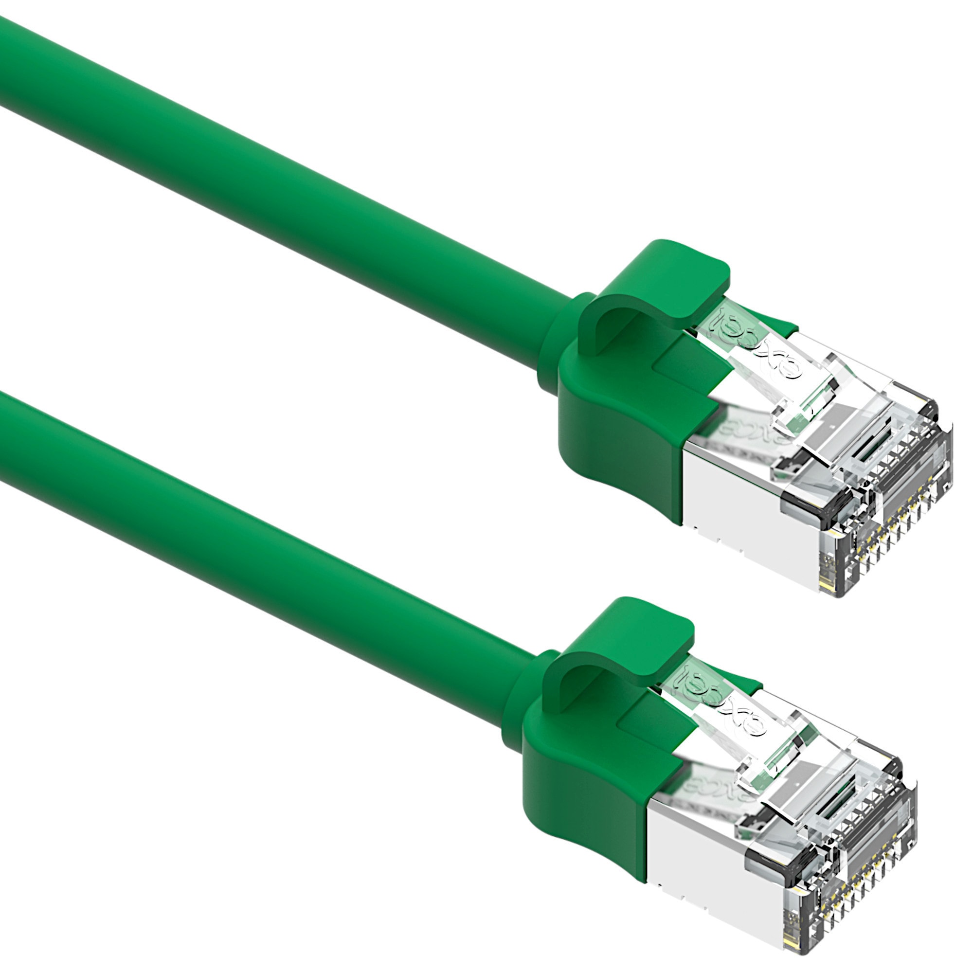 Excel - Cordon de brassage Mini Excel Cat6A 28AWG 1.5 m vert