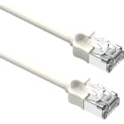 Excel - Cordon de brassage Mini Excel Cat6A 28AWG LSOH 0,5 m Blanc (Paquet de 10)