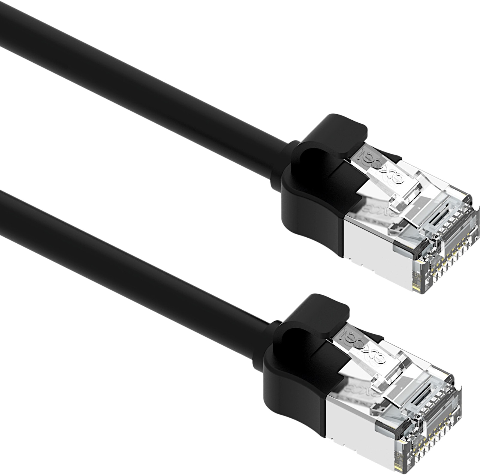 Excel - Cordon de brassage Mini Excel Cat6A 28AWG 10 m noir