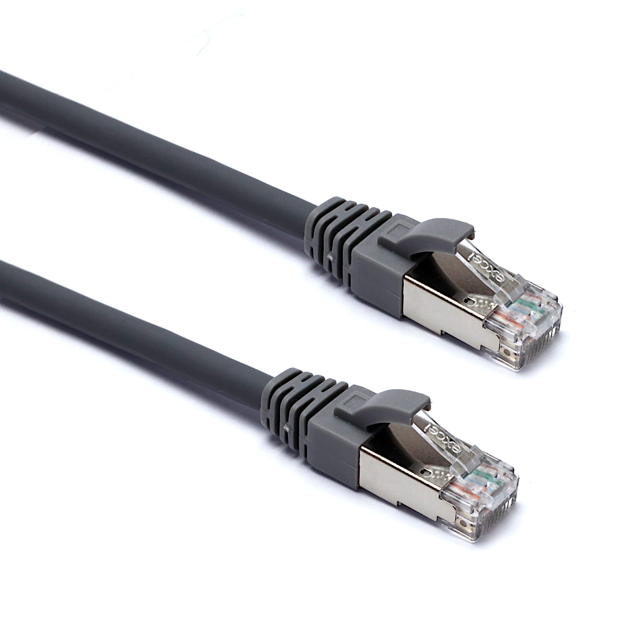 Excel - CORDON DE BRASSAGE CATeGORIE 6A S-FTP GRIS 20M