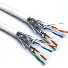 Excel - Câble 2x4P Excel Cat6A S/FTP B2ca LS0H, T500m - Blanc