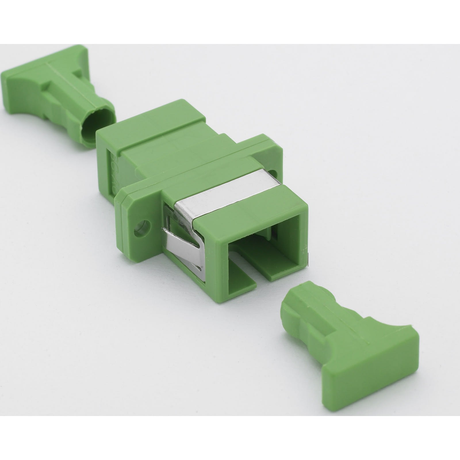 Excel - Adaptateur Simplex SC/APC Excel Enbeam Monomode vert (Paquet de 6)