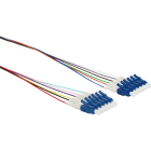 Excel - Pigtail Fibre Enbeam OS2 9/125 LC/UPC Paquet de 12 Couleurs (TIA 598) 1 m