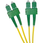 Excel - Jarretière Optique Enbeam OS2 9/125 Duplex SC/APC-SC/APC LSOH Jaune 15M
