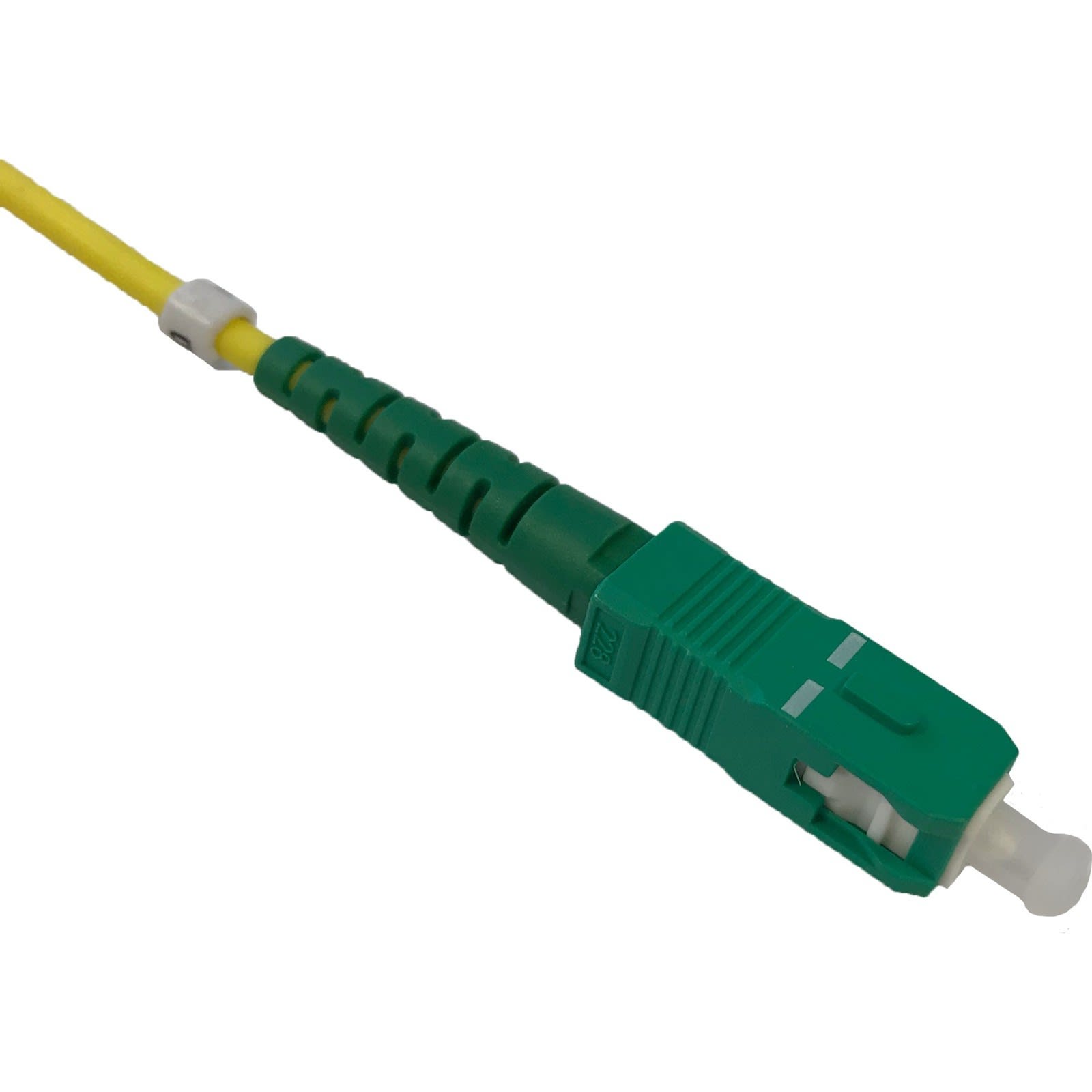 Excel - Jarretière Optique Enbeam OS2 9/125 Simplex SC/APC-SC/APC G.657.A1 Jaune 5 m