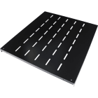 Excel - ETAGERE FIXE NOIRE PROFONDEUR 550MM 1U CHARGE MAXI 80KG POUR BAIE P800