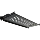 Excel - PLATEAU MODEM NOIR PROFONDEUR 400MM 1U CHARGE MAXI 10KG