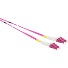 Excel - JARRETIERE OPTIQUE OM4 50-125 LC-SC 2M