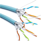 Excel - CABLE INFORMATIQUE 2X4P CAT6A F-FTP LSZH DCA T500M