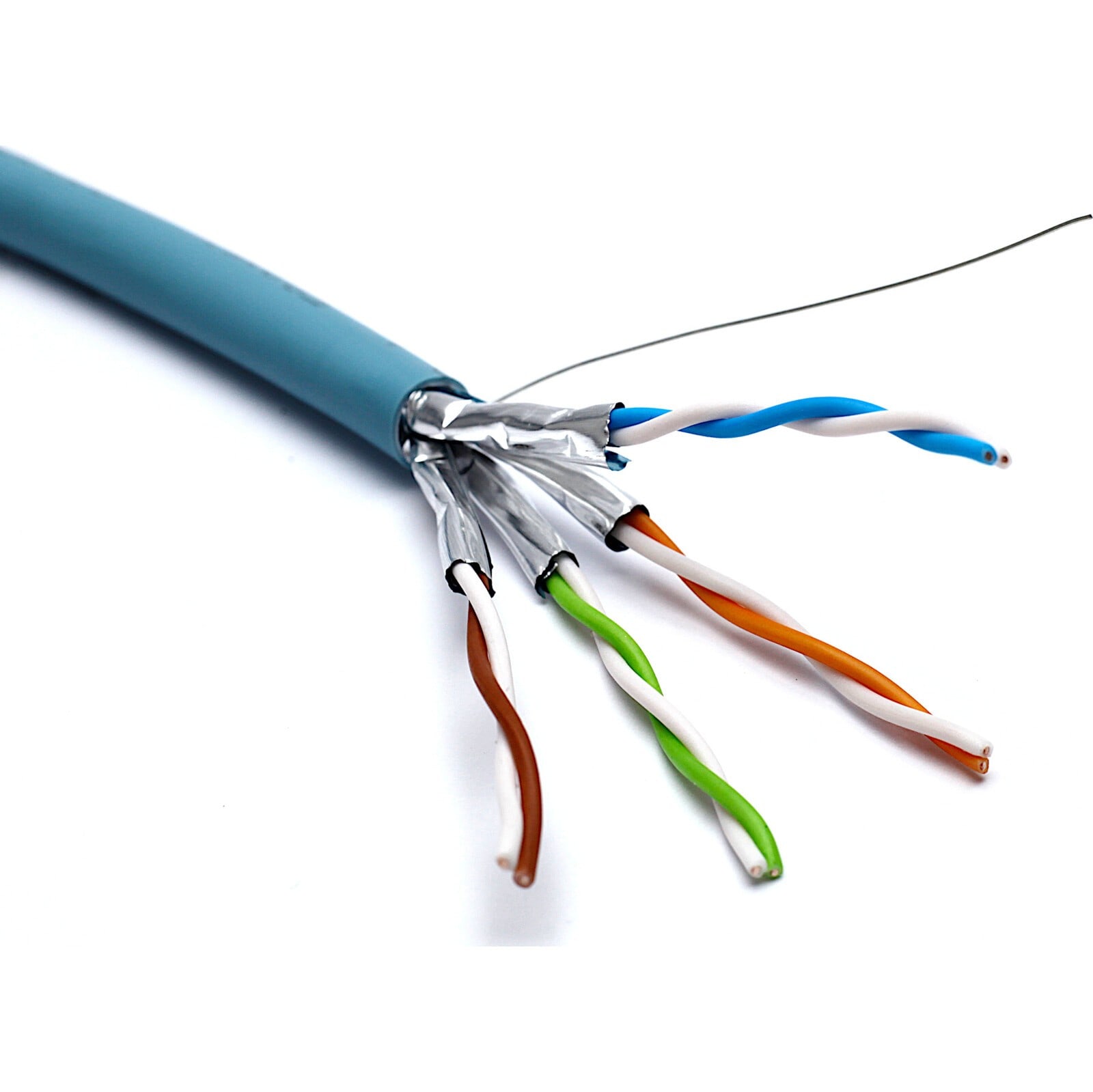 Excel - CABLE INFORMATIQUE 1X4P CAT6A U-FTP LSZH DCA T100M