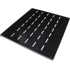 Excel - ETAGERE FIXE NOIRE PROFONDEUR 550MM 1U CHARGE MAXI 80KG POUR BAIE P800