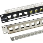 Excel - Panneau Cuivre Vide Excel pour Modules Keystone 16 Ports, 1U Noir