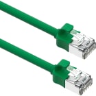 Excel - Cordon de brassage RJ45 Mini Excel Cat6A 28AWG LSOH 3 m Vert