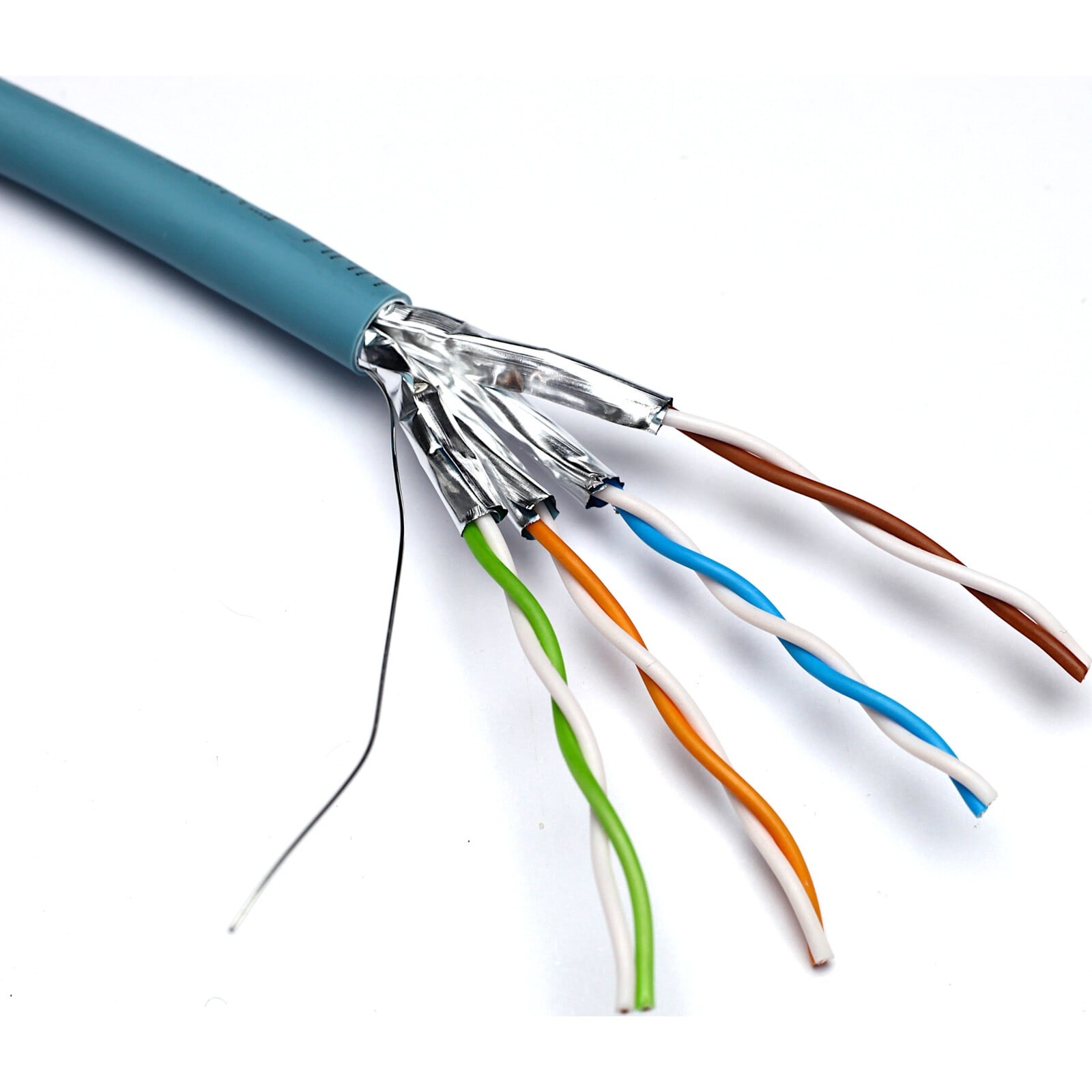 Excel - Câble Excel de Cat6A U/FTP B2ca LSOH T500 m Glace Bleue