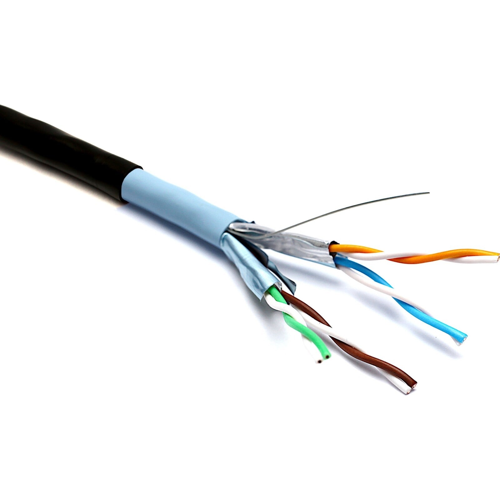 Excel - Excel Cat6A Ext/Int Cable Fca-B2ca U/FTP 500 m BK