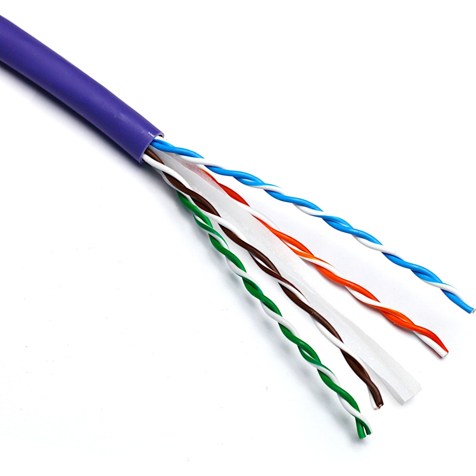 Excel - Câble de Cat6 U/UTP 24AWG Dca LSOH Boîte de 305 m Violet