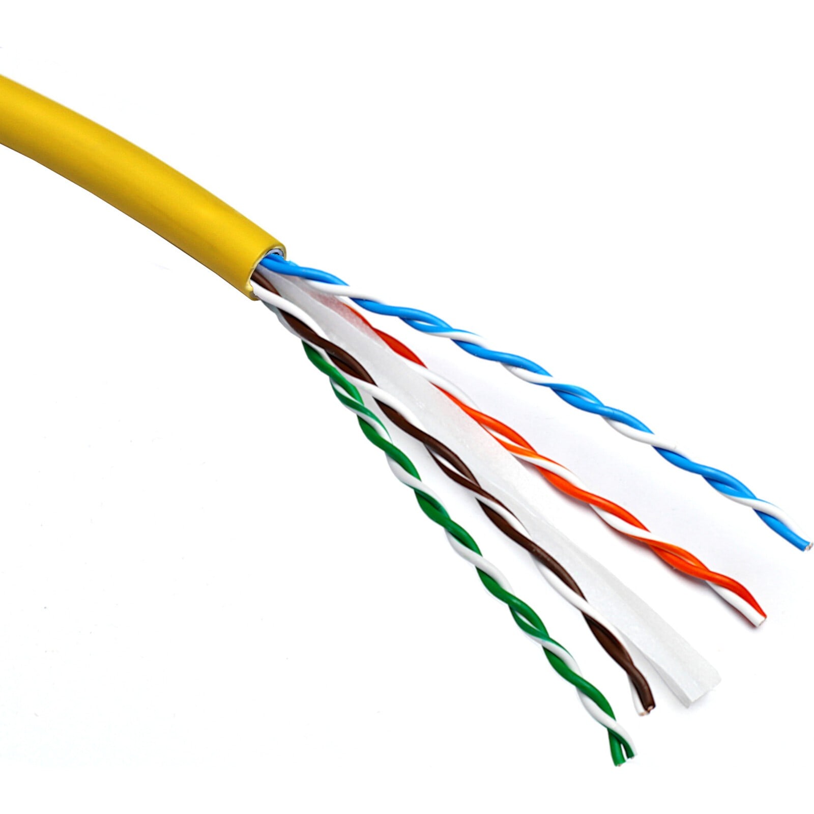 Excel - Câble de Cat6 U/UTP Dca LSOH Boîte de 305 m Jaune