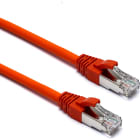 Excel - Cordon RJ45 F/FTP Blindé de Cat6A LSOH 5 m Orange