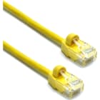 Excel - Cordon RJ45 U/UTP Non-Blindé Mini de Cat6 LSOH 3 m Jaune