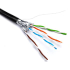 Excel - Câble de Cat6A U/FTP Extérieur Fca PE Boîte de 500 m Noir