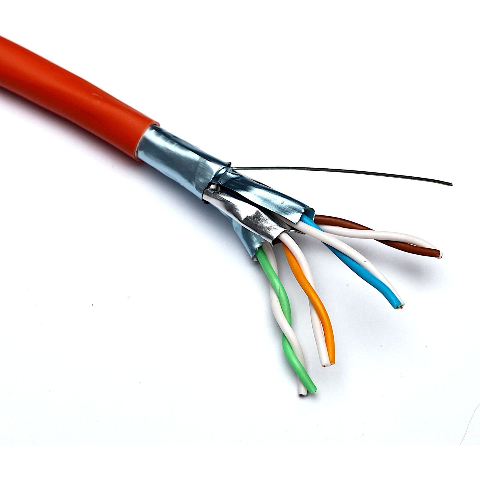 Excel - Câble de Cat6A F/FTP Dca LSOH Bobine de 500 m Orange