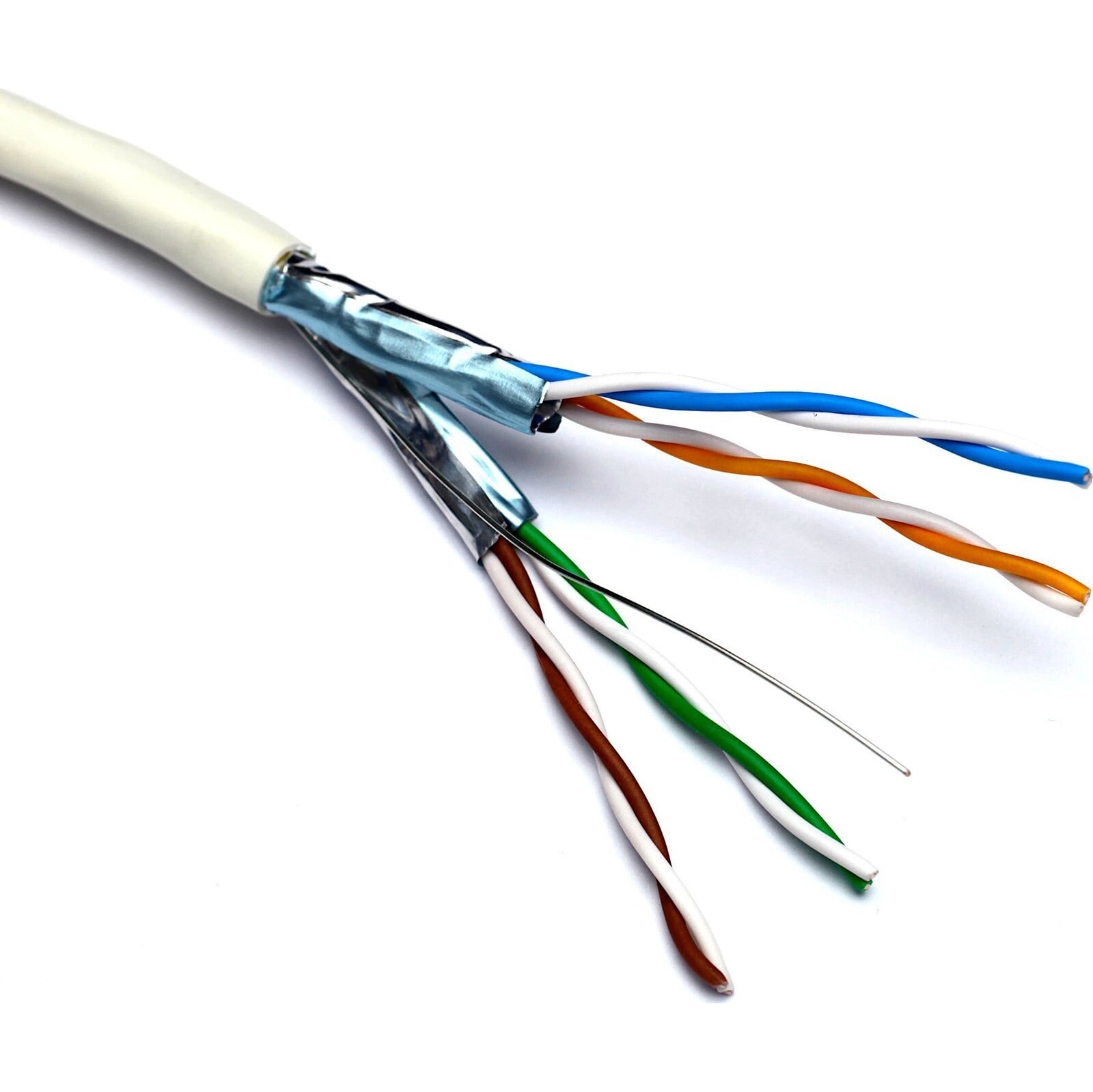 Excel - Câble de Cat6A U/FTP B2ca LSOH Boîte de 305 m Blanc