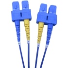 Excel - Cordons Fibre Optique Enbeam Monomode OS2 9/125 Duplex SC-SC G657 LSOH Bleu 2 m