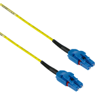 Excel - Jarretière Optique Enbeam OS2 9/125 Duplex LC-LC Uniboot LSOH Jaune 15 m