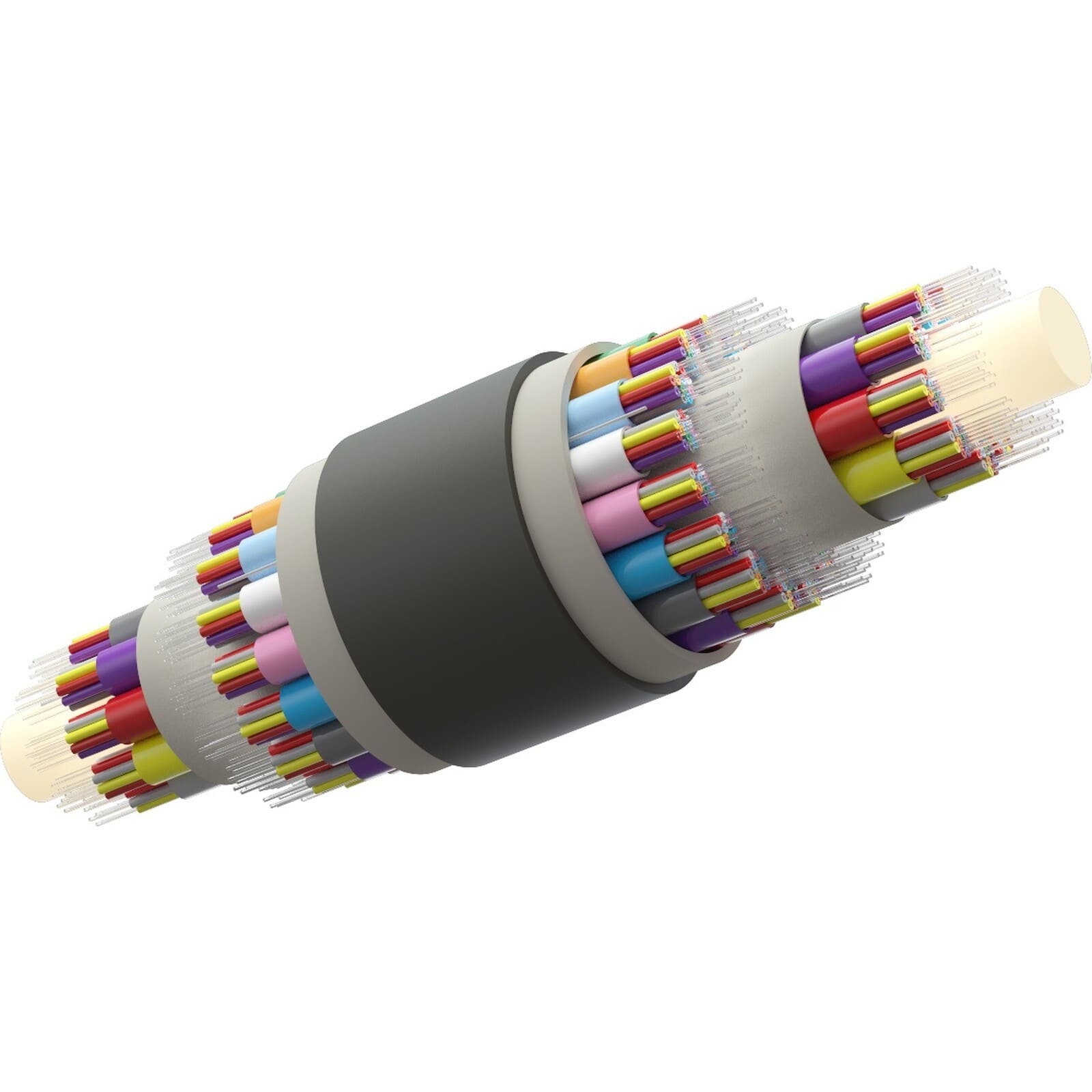 Excel - Enbeam OS2 G.657.A1 Mlt L/T 288C HDPE Fca BK