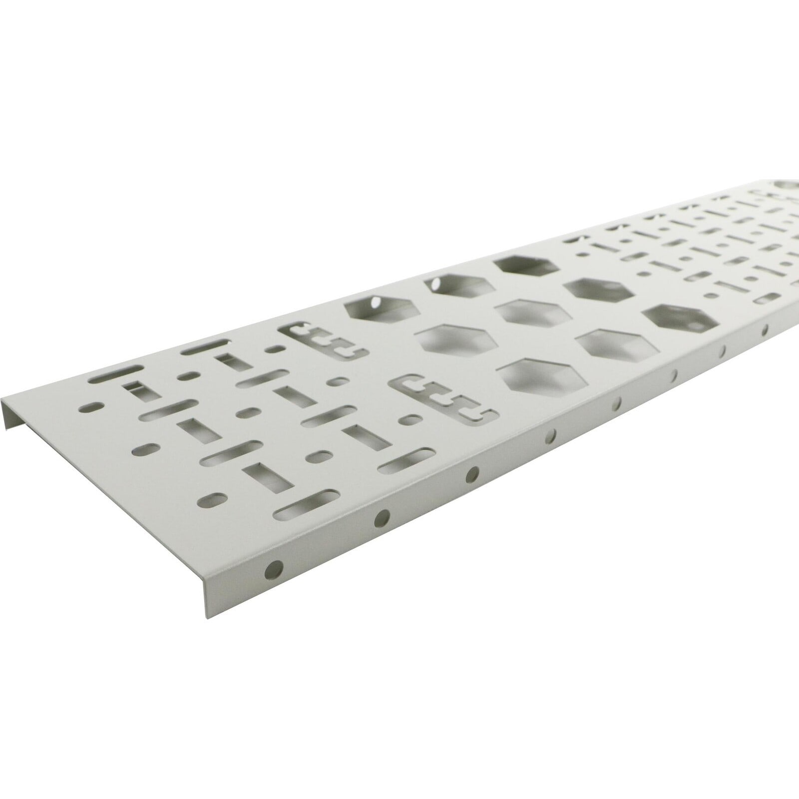 Excel - Chemin de Câbles Environ (Lot de 2) 150 mm de Large 47U Gris Blanc