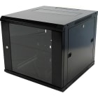 Excel - COFFRET 6U PROFONDEUR 400MM CHARGE MAXI 60KG Noir à Plat