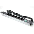 Excel - Horiz PDU 8xITN Passive 16A ITN Plg Sw