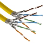Excel - Câble Double Excel Cat7A S/FTP LSOH CPR Euroclass B2ca Bobine 500 m Jaune