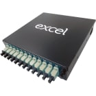 Excel - Boîtier Rail DIN Enbeam 12 SC Simplex (12 Fibres) Multimode Beige