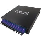 Excel - Boîtier Rail DIN Enbeam 12 LC duplex (24 fibres) multimode - violet