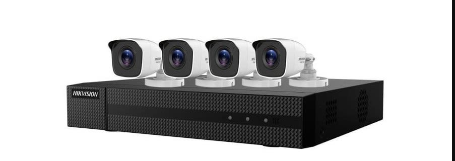 Hikvision - DS-J142I/FRA/HWK-440B-8P KIT POE 4MP avec 4 caméra bullets, NVR 8 voies HDD 2To