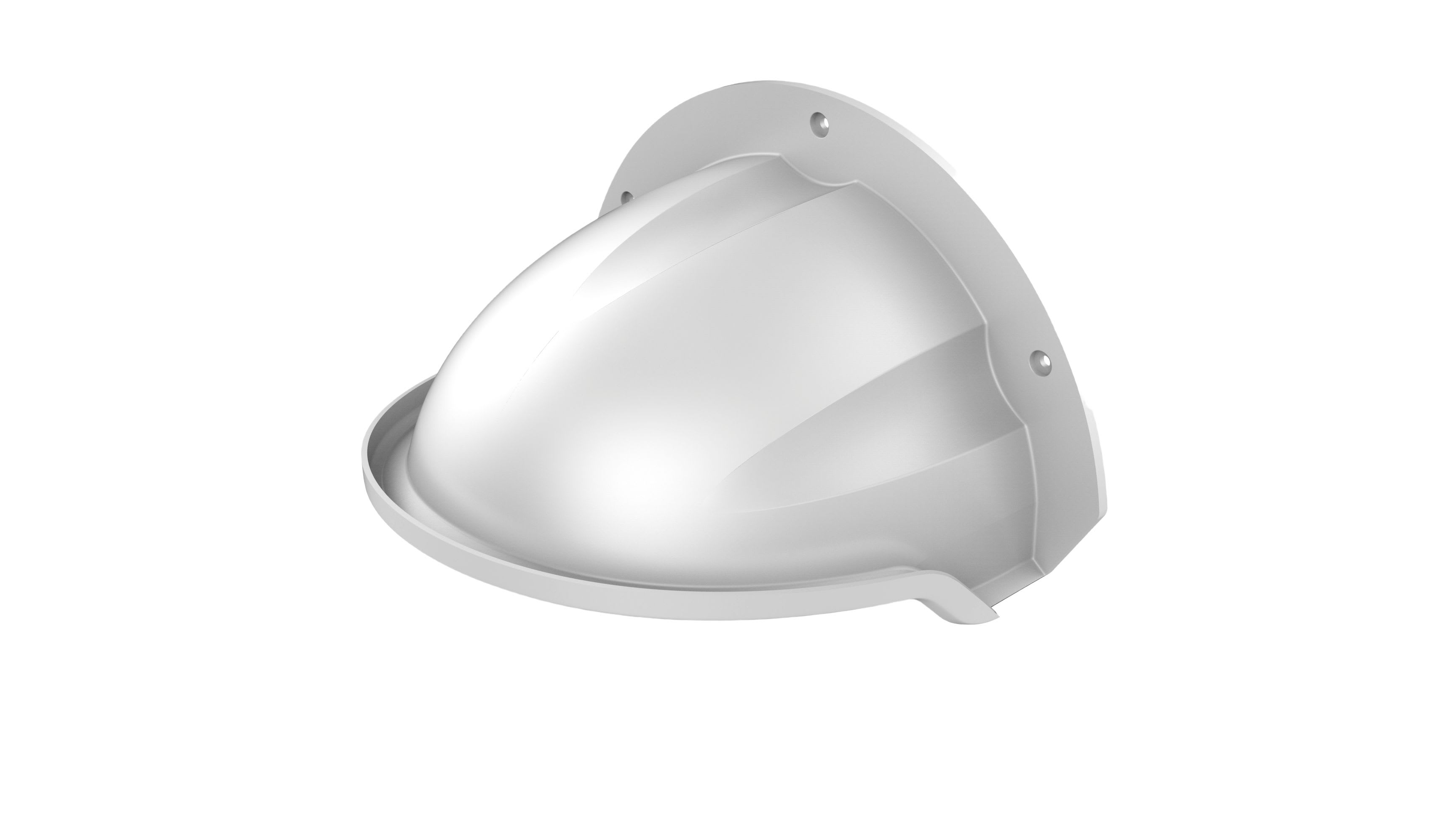 Hikvision - DS-1250ZJ capuchon pour cameras domes en exterieur, blanc