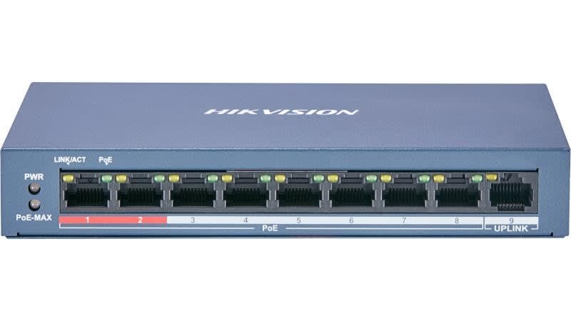 Hikvision - Switch POE non managed 8 ports budget PoE 60W