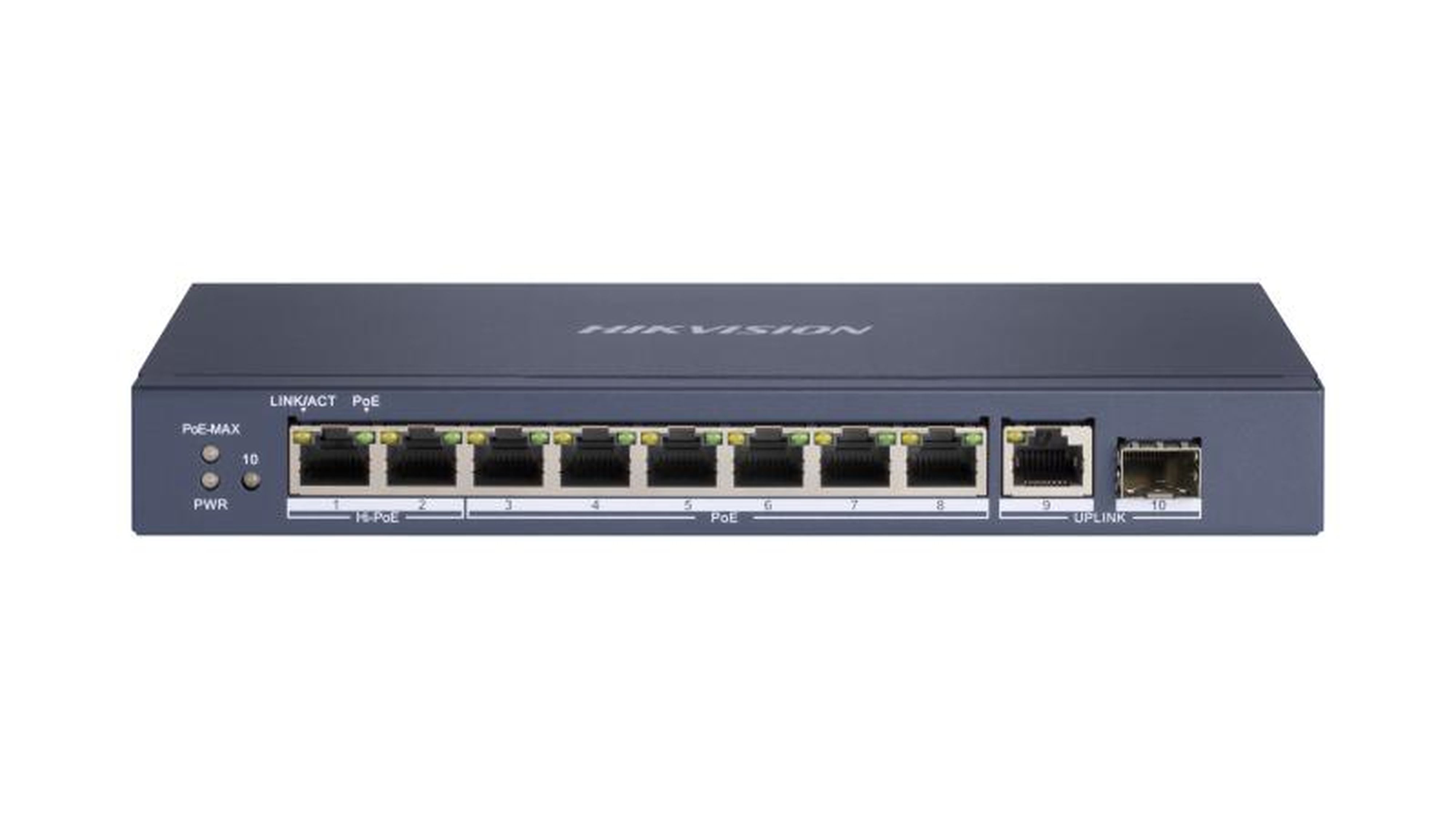 Hikvision - DS-3E0510HP-E Switch POE non managed 8 ports Gigabit