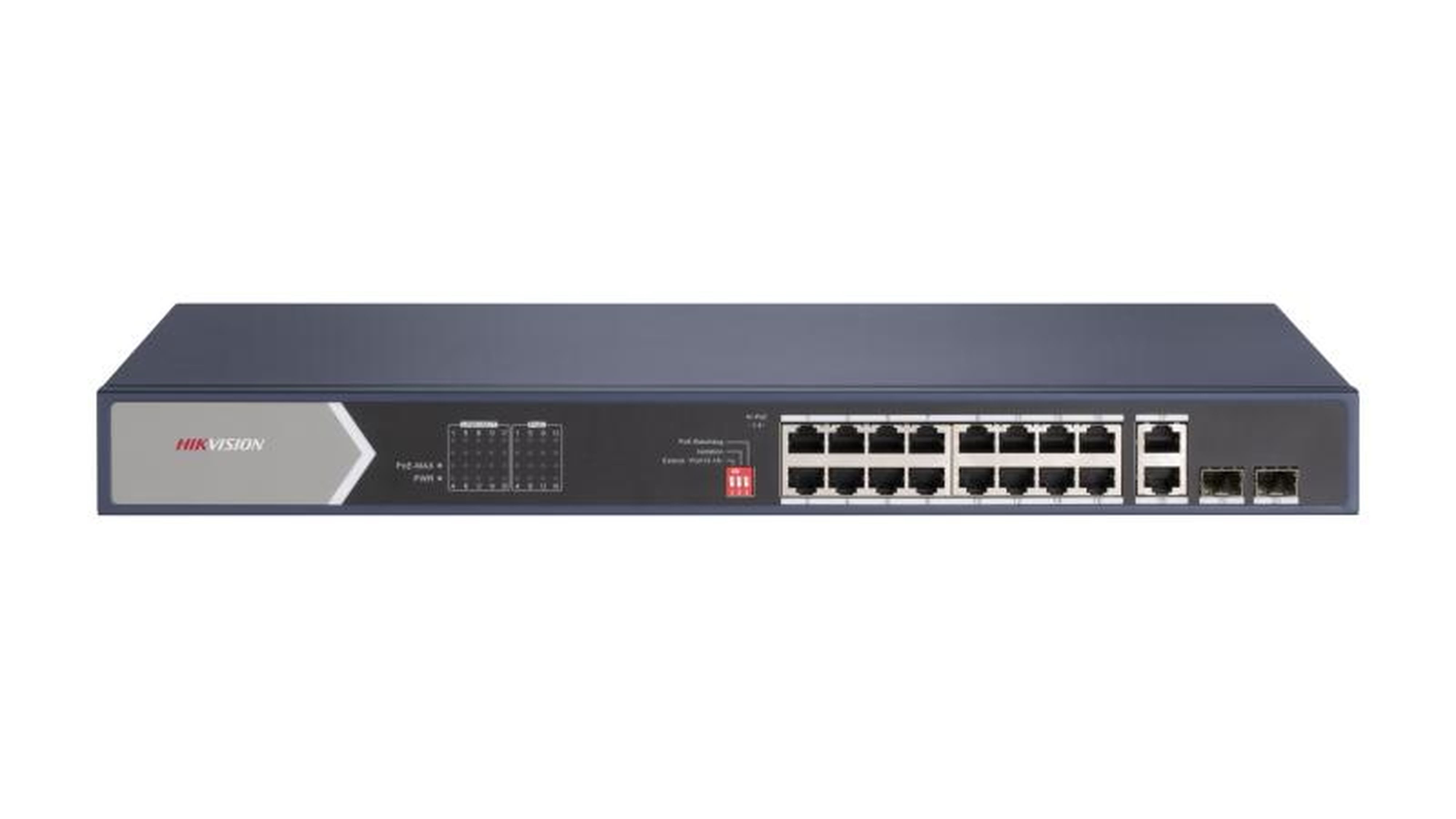 Hikvision - DS-3E0520HP-E Switch POE non managed 16 ports Gigabit