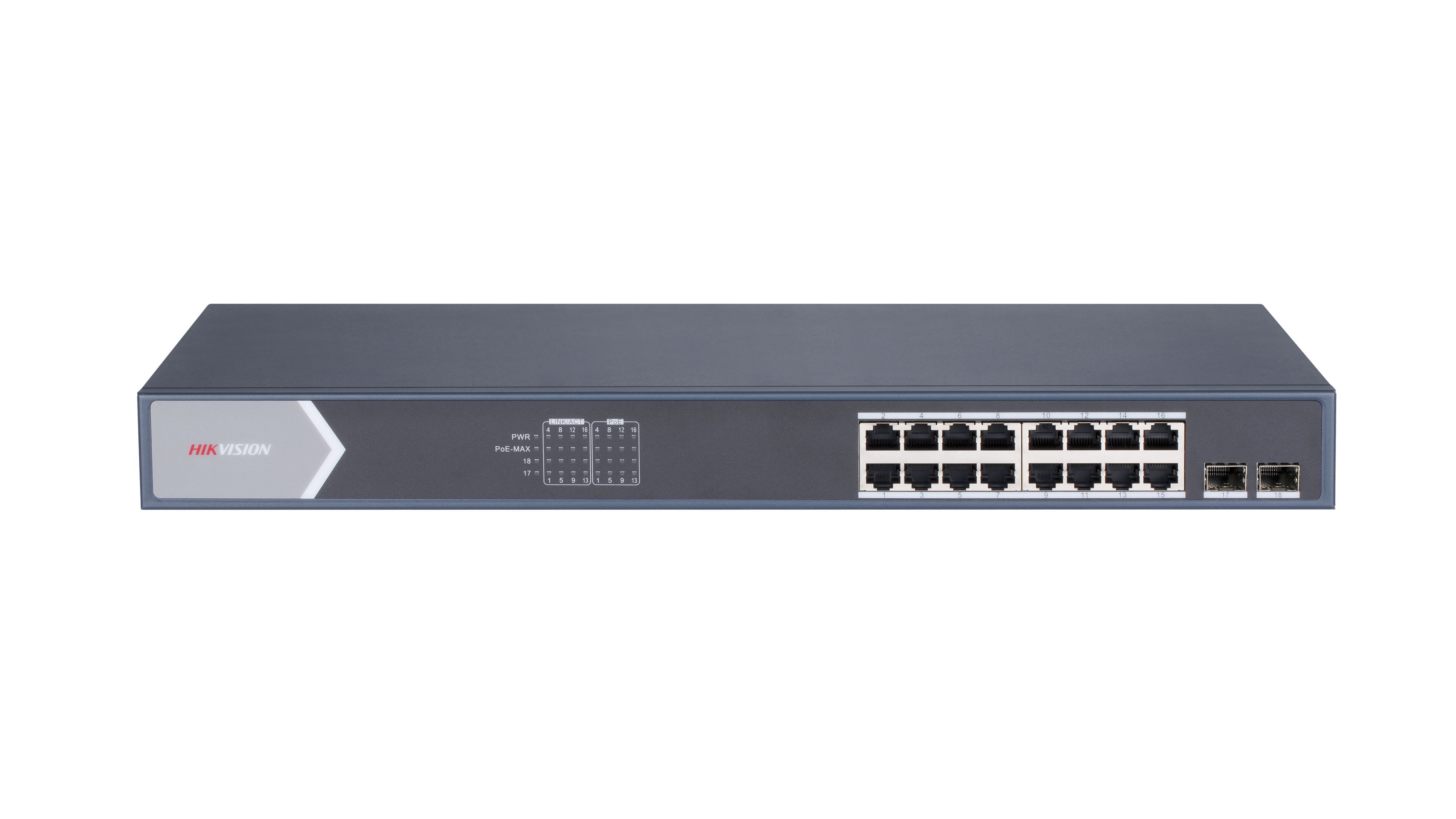 Hikvision - DS-3E1518P-SI Switch POE SmartManaged 16 ports