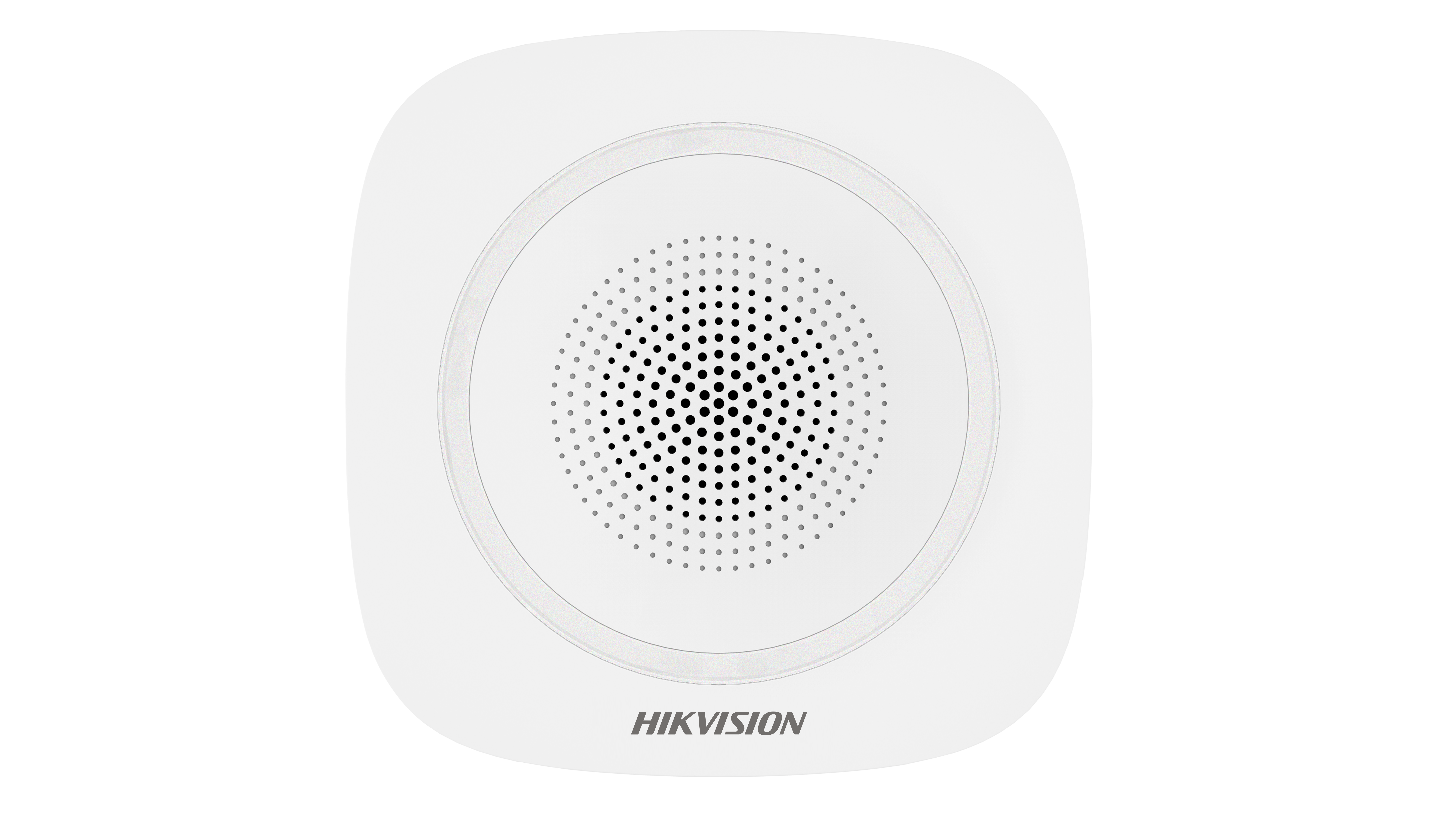 Hikvision - DS-PS1-I-WE/Red Indoor siren, 90110dB, 3*CR123A(inclu), 868Mhz, EN