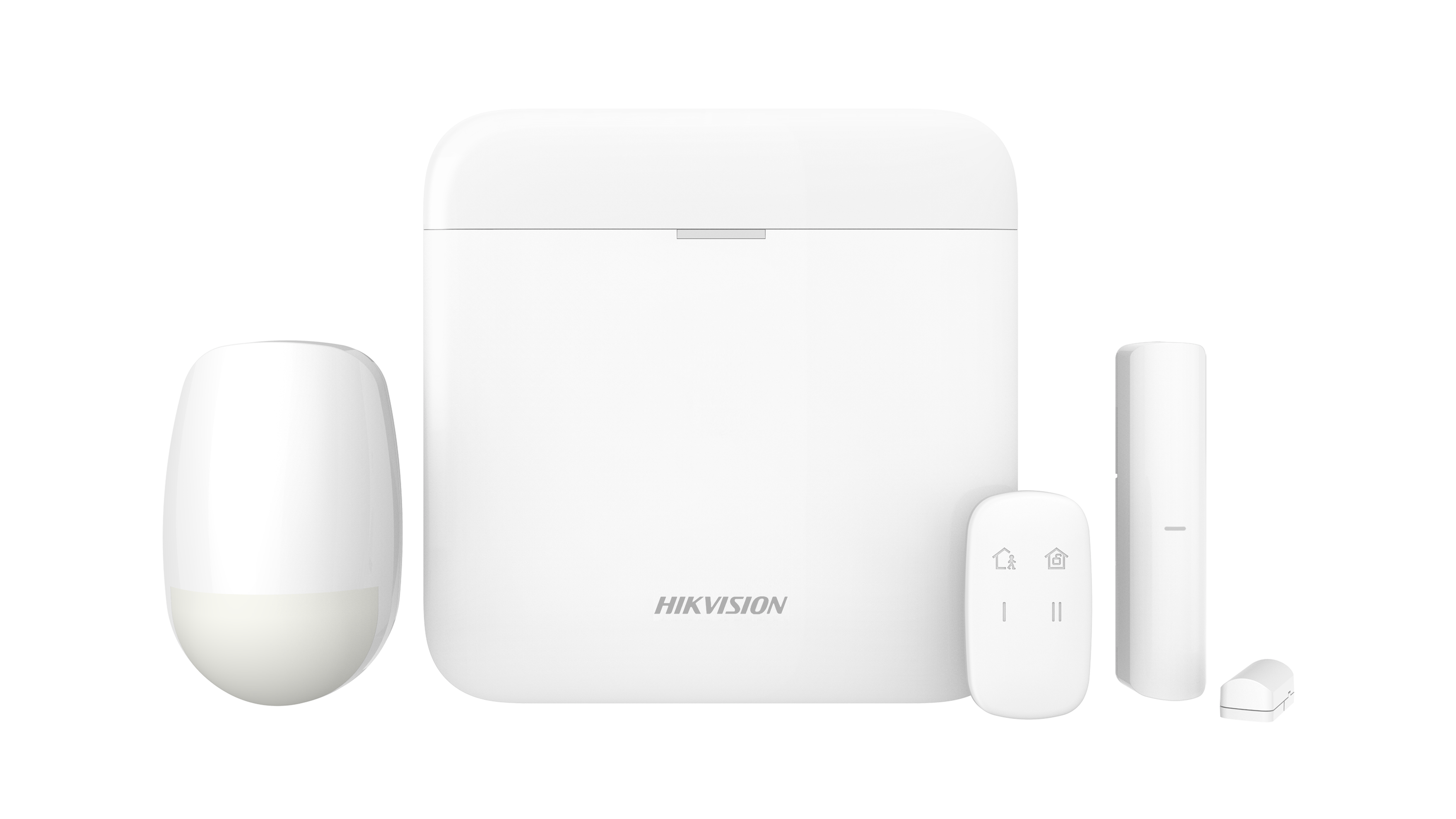 Hikvision - DS-PWA64-Kit-WE 1 panneau + 1 detecteur PIR + 1 contact porte + 1 porte-cles