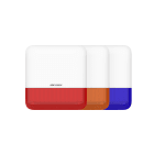 Hikvision - DS-PS1-E-WE/Orange Outdoor siren, 110dB, 4*CR123A(inclu), IP65, 868Mhz, EN